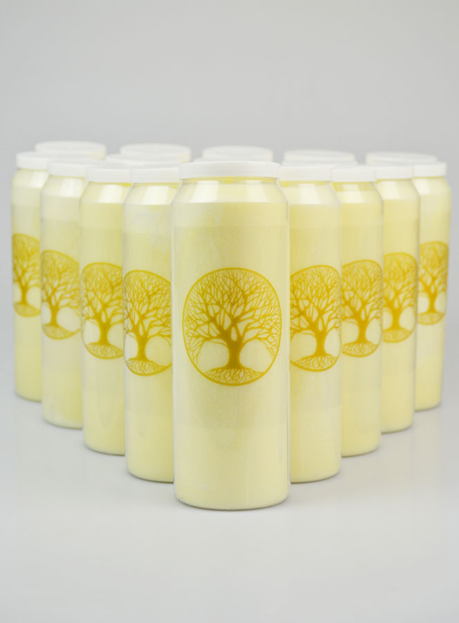 20 Bougies de Neuvaine Arbre de Vie - 17.5cm (pic 1)