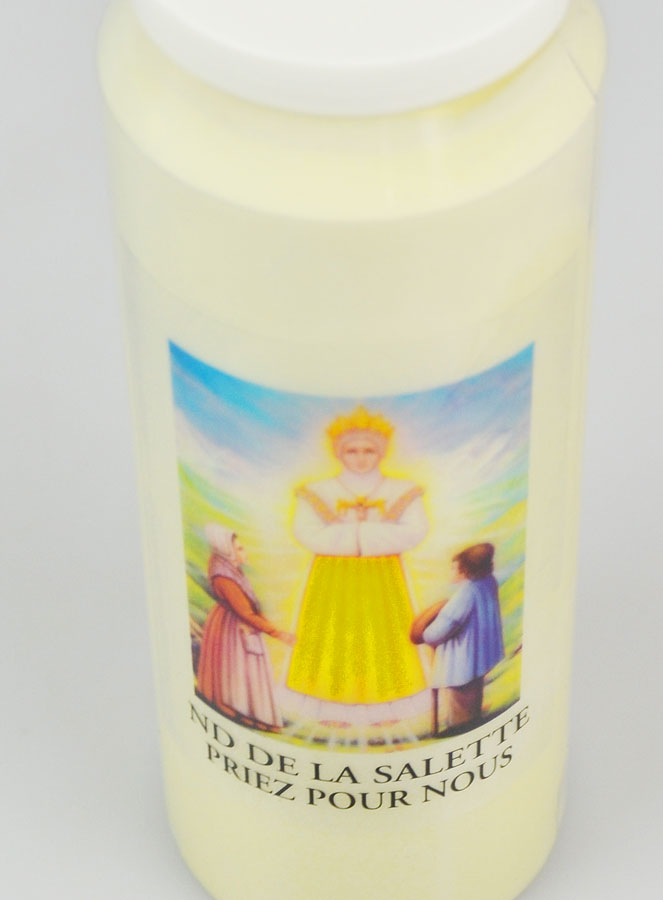 Bougie de Neuvaine Notre Dame de La Salette - 17.5cm (pic 4)