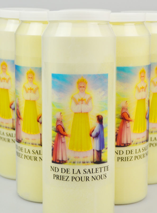 6 Bougies de Neuvaine Notre Dame de La Salette - 17.5cm (pic 2)
