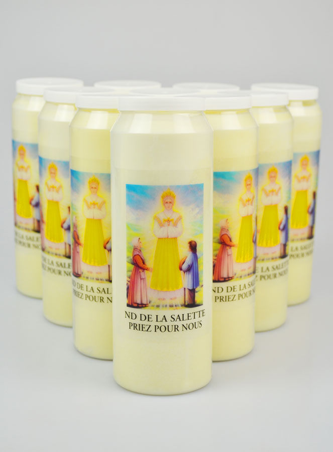 10 Bougies de Neuvaine Notre Dame de La Salette - 17.5cm (pic 1)