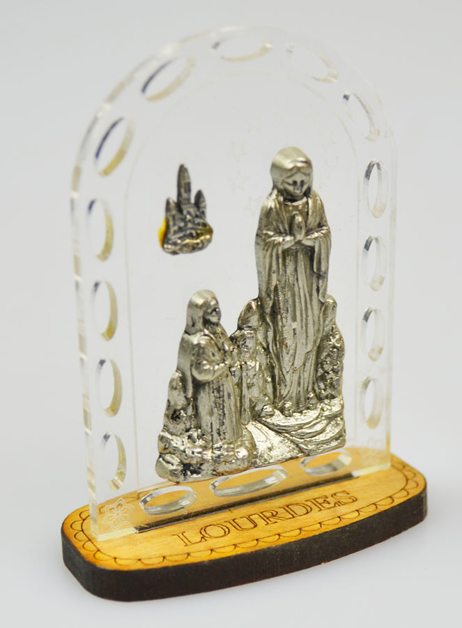 Icône des Apparitions de ND de Lourdes - 8cm (pic 3)