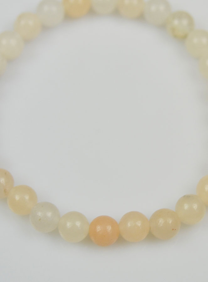 Bracelet en Pierre Naturelle d'Aventurine Pêche - 6mm (pic 4)