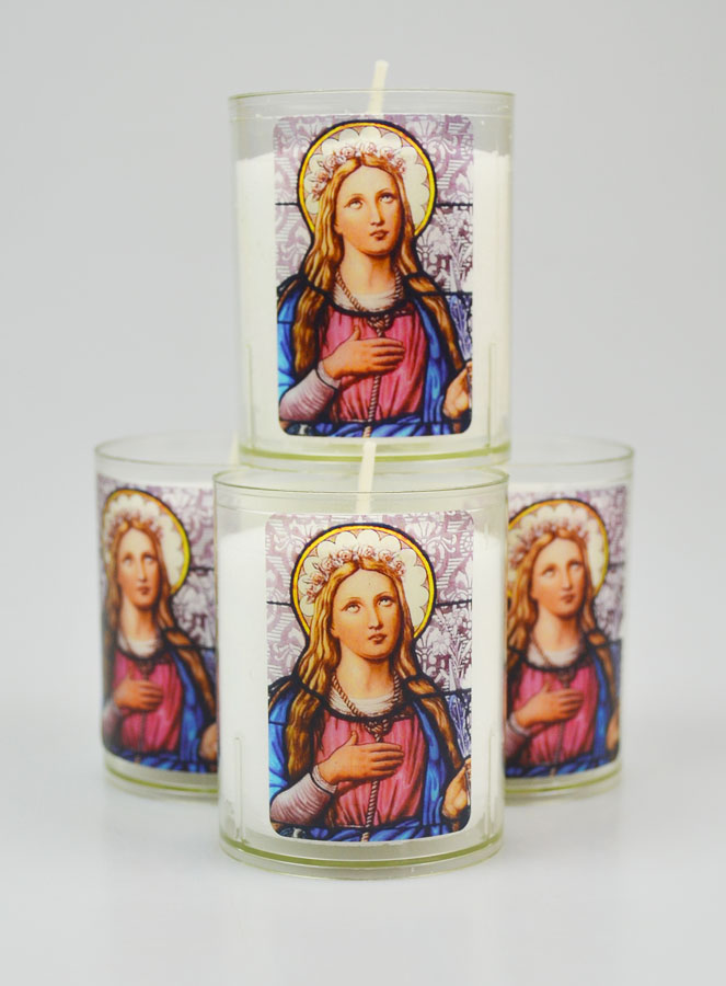 4 Bougies Veilleuse Sainte Philomène (pic 1)