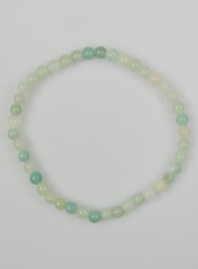 Bracelet en Pierre Naturelle d'Amazonite - 4mm (pic 1)