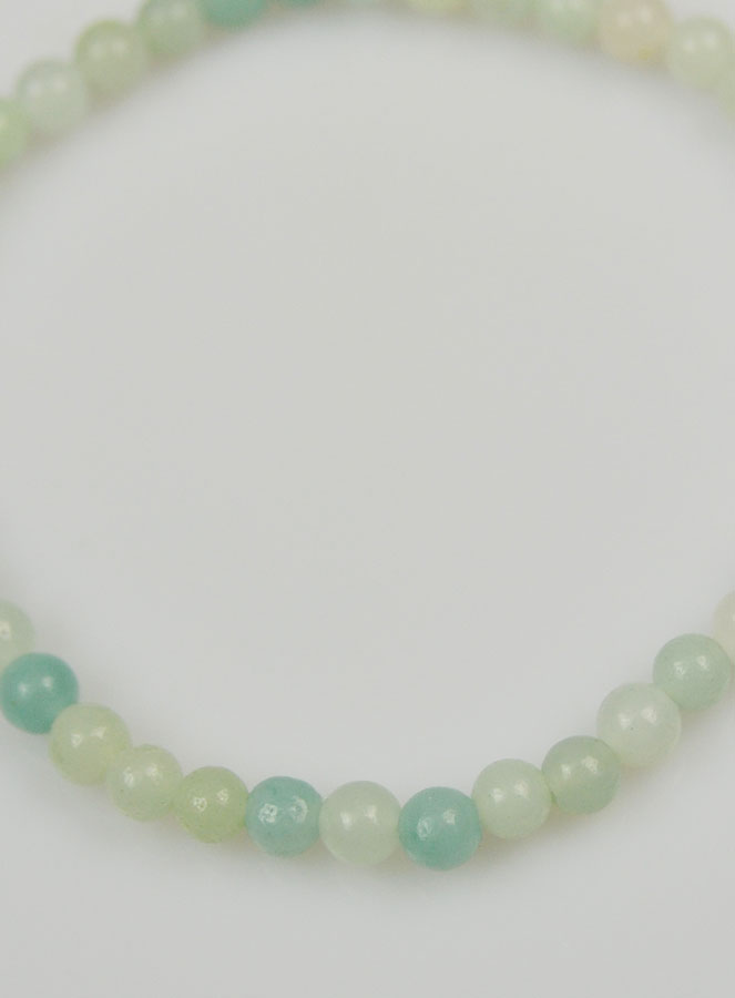 Bracelet en Pierre Naturelle d'Amazonite - 4mm (pic 4)