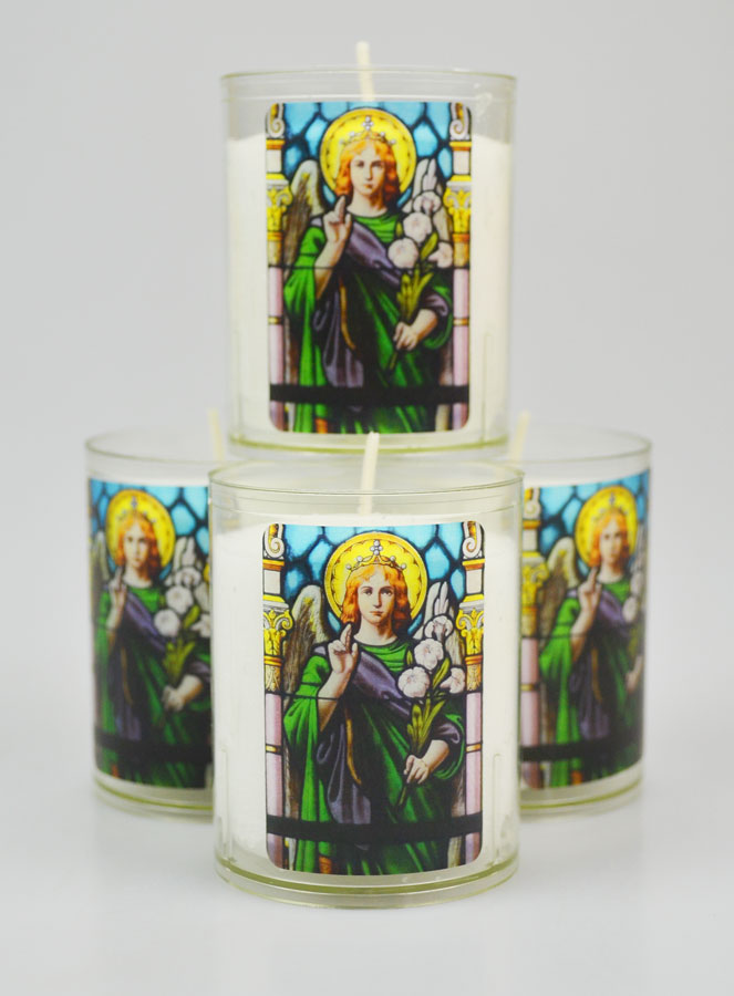 4 Bougies Veilleuse Archange Saint Gabriel (pic 1)