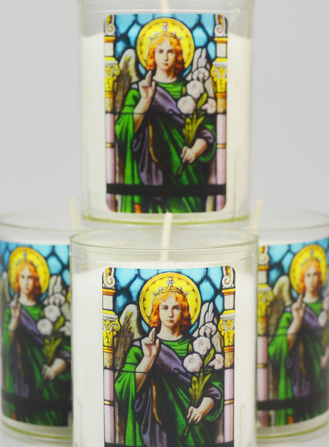 4 Bougies Veilleuse Archange Saint Gabriel (pic 2)