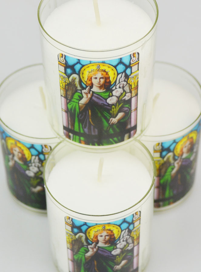 4 Bougies Veilleuse Archange Saint Gabriel (pic 4)