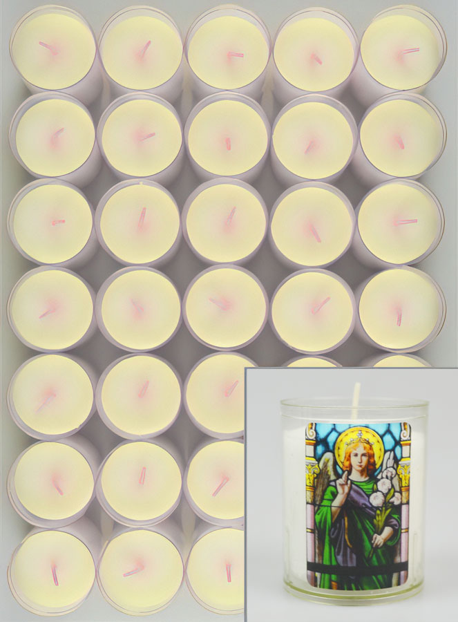 10 Bougies Veilleuse Archange Saint Gabriel (pic 1)