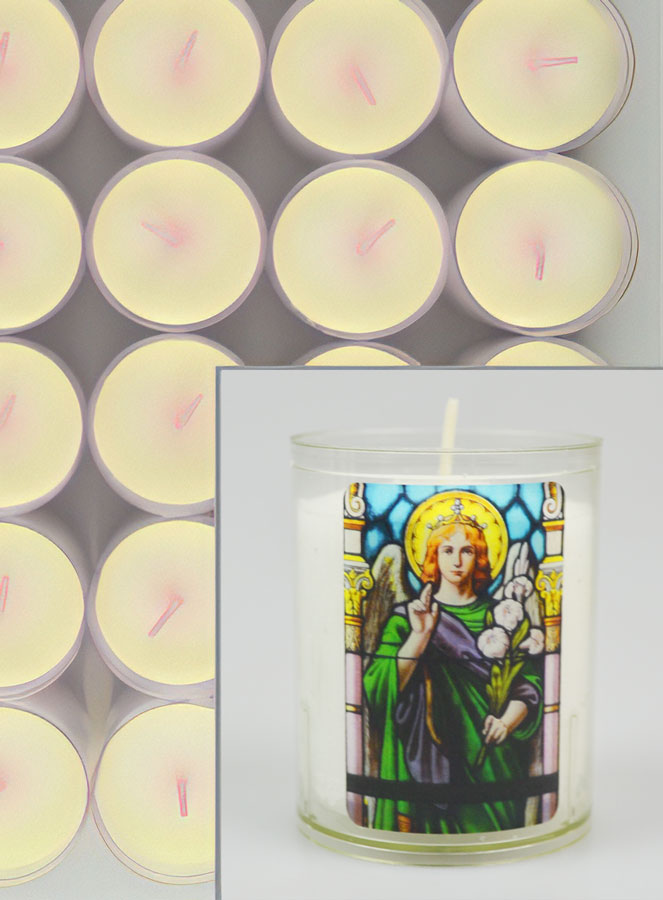 10 Bougies Veilleuse Archange Saint Gabriel (pic 4)