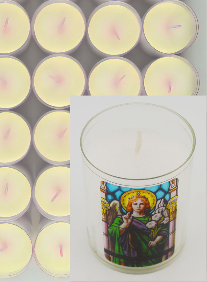 24 Bougies Veilleuse Archange Saint Gabriel (pic 4)