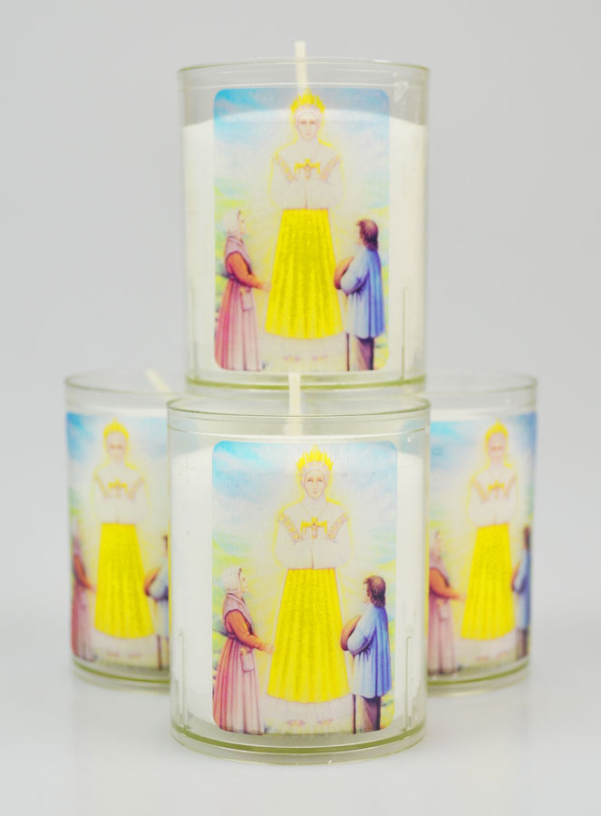 4 Bougies Veilleuse Notre Dame de La Salette (pic 1)