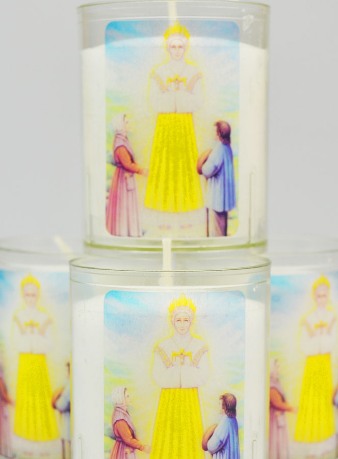 4 Bougies Veilleuse Notre Dame de La Salette (pic 2)