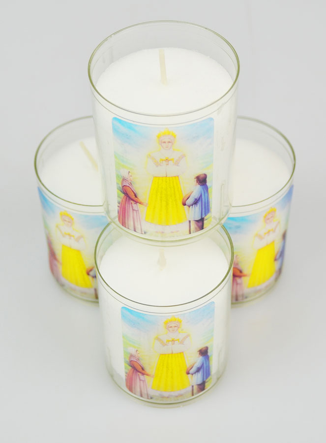 4 Bougies Veilleuse Notre Dame de La Salette (pic 3)