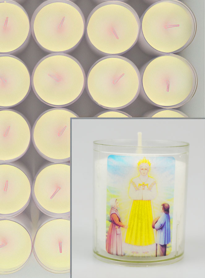 24 Bougies Veilleuse Notre Dame de La Salette (pic 2)