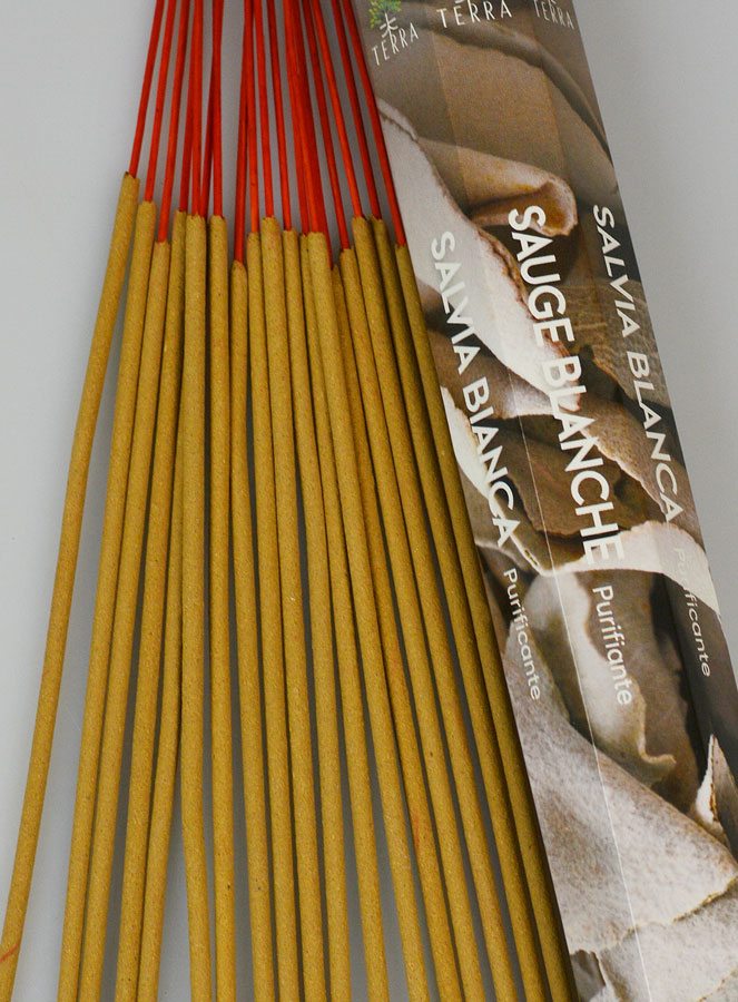 Encens en Bâtonnets Sauge Blanche 20g - Sans Charbon (pic 3)