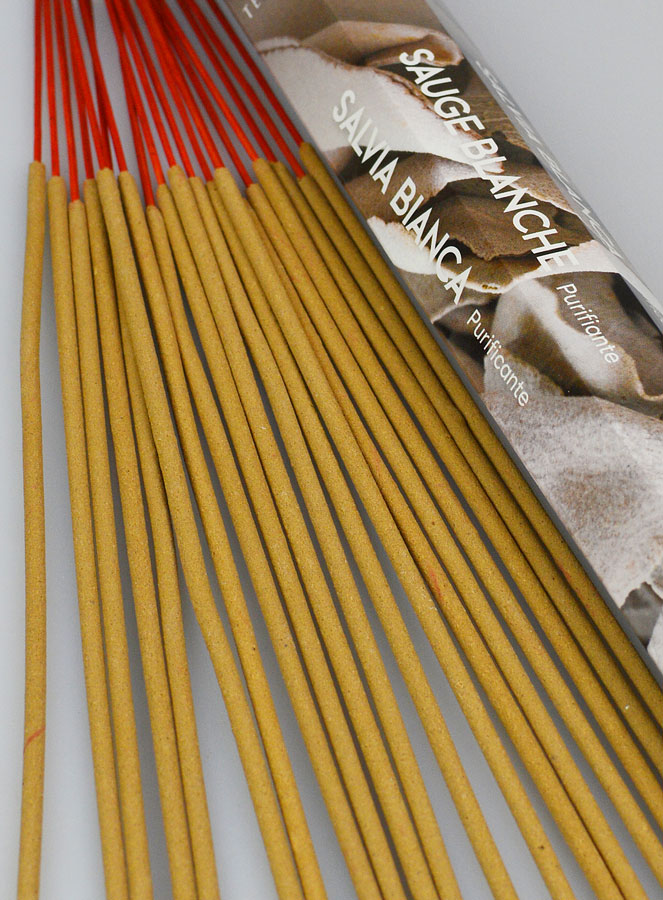 Encens en Bâtonnets Sauge Blanche 20g - Sans Charbon (pic 4)