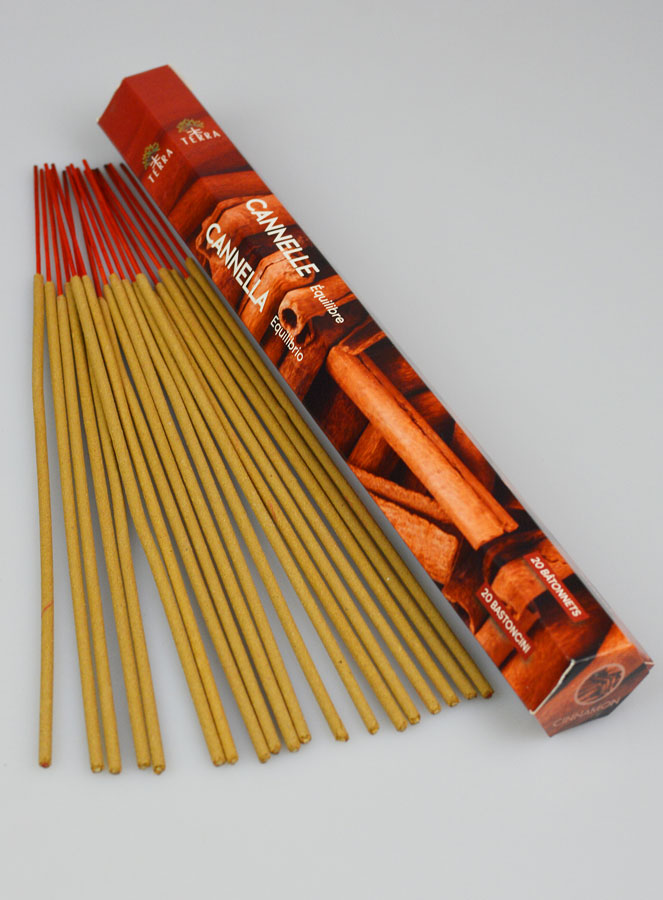 Encens en Bâtonnets Cannelle 20g - Sans Charbon (pic 2)