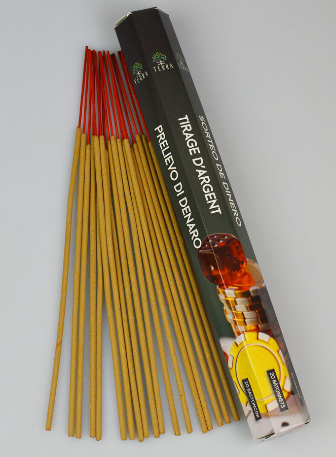 Encens en Bâtonnets Money 20g - Sans Charbon (pic 1)