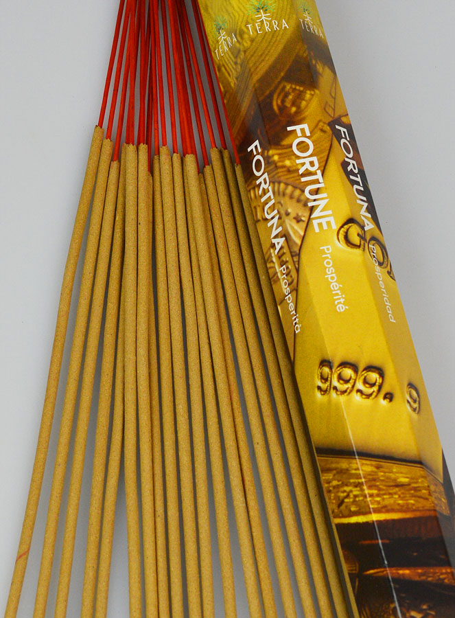 Encens en Bâtonnets Fortune 20g - Sans Charbon (pic 3)