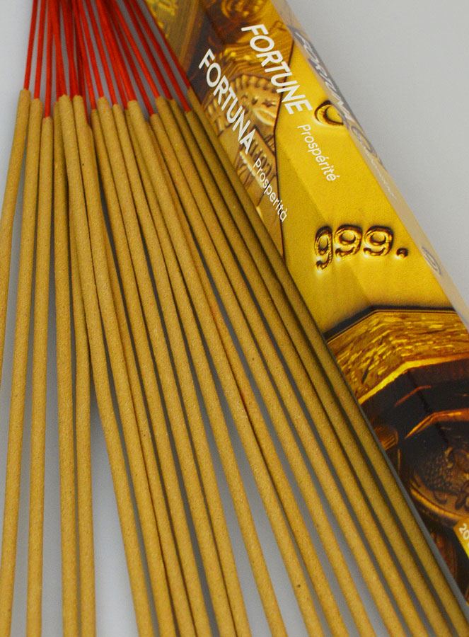 Encens en Bâtonnets Fortune 20g - Sans Charbon (pic 4)