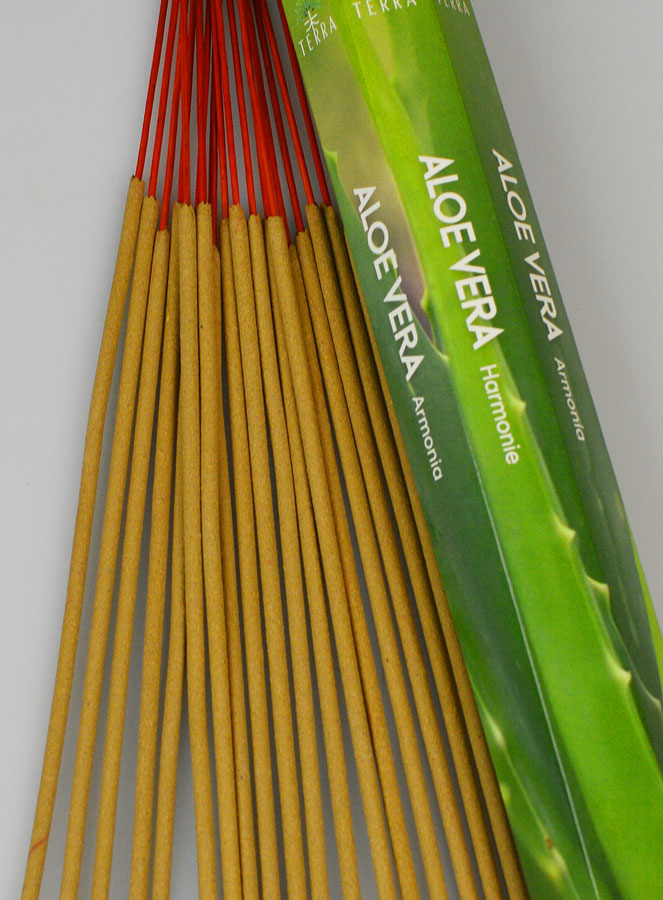 Encens en Bâtonnets Aloe Vera 20g - Sans Charbon (pic 3)