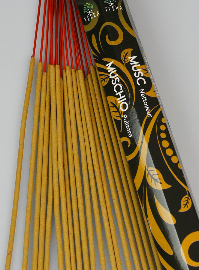 Encens en Bâtonnets Musc 20g - Sans Charbon (pic 3)