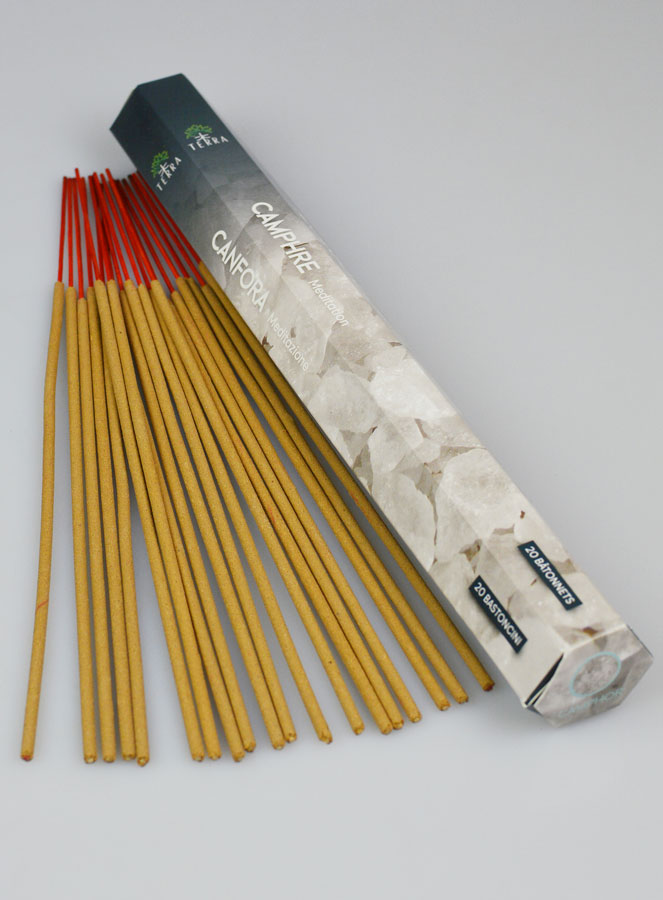Encens en Bâtonnets Camphre 20g - Sans Charbon (pic 2)