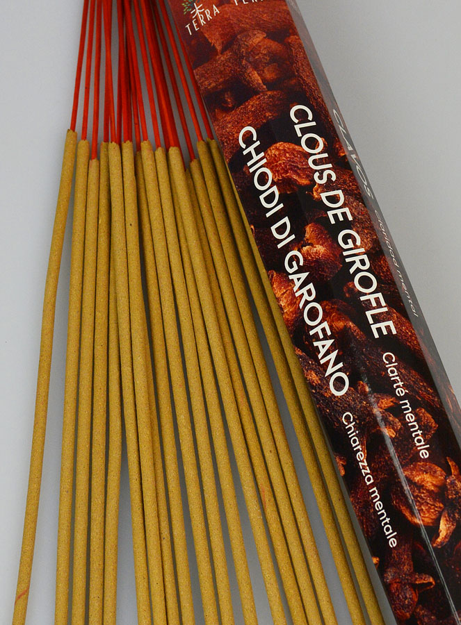 Encens en Bâtonnets Clou de Girofle 20g - Sans Charbon (pic 3)