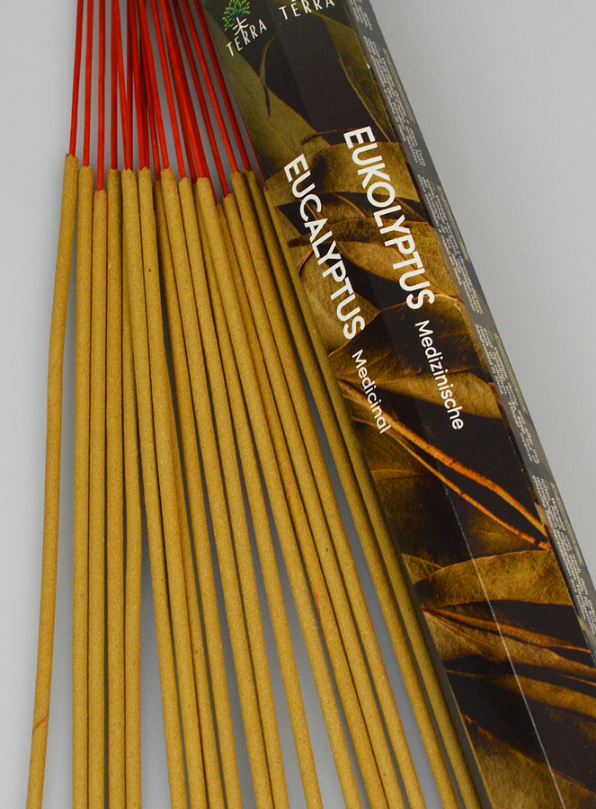 Encens en Bâtonnets Eucalyptus 20g - Sans Charbon (pic 3)
