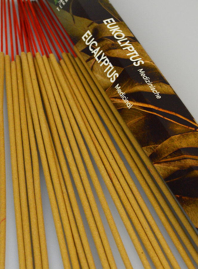 Encens en Bâtonnets Eucalyptus 20g - Sans Charbon (pic 4)
