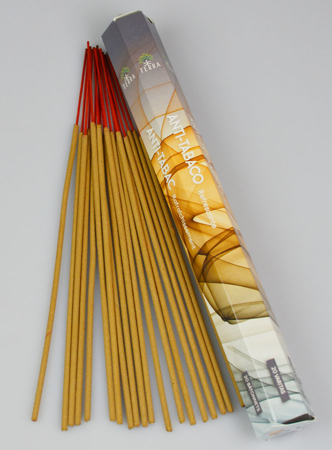 Encens en Bâtonnets Anti Tabac 20g - Sans Charbon (pic 1)