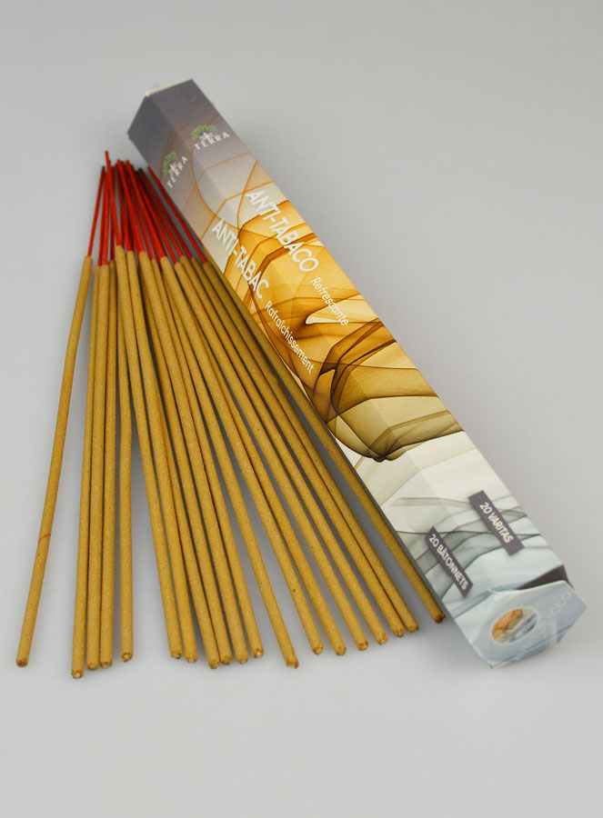 Encens en Bâtonnets Anti Tabac 20g - Sans Charbon (pic 2)