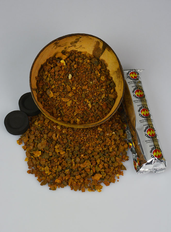 Encens religieux Myrrhe 50g et 10 charbons (pic 1)