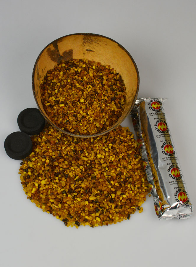 Encens religieux Ambre 50g et 10 charbons (pic 1)