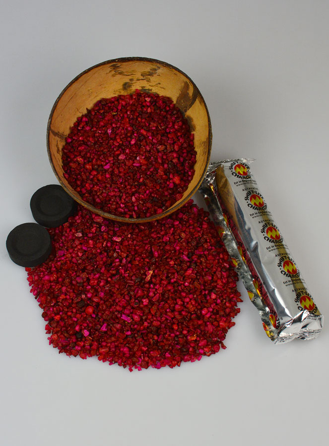 Encens religieux Rose 50g et 10 charbons (pic 1)