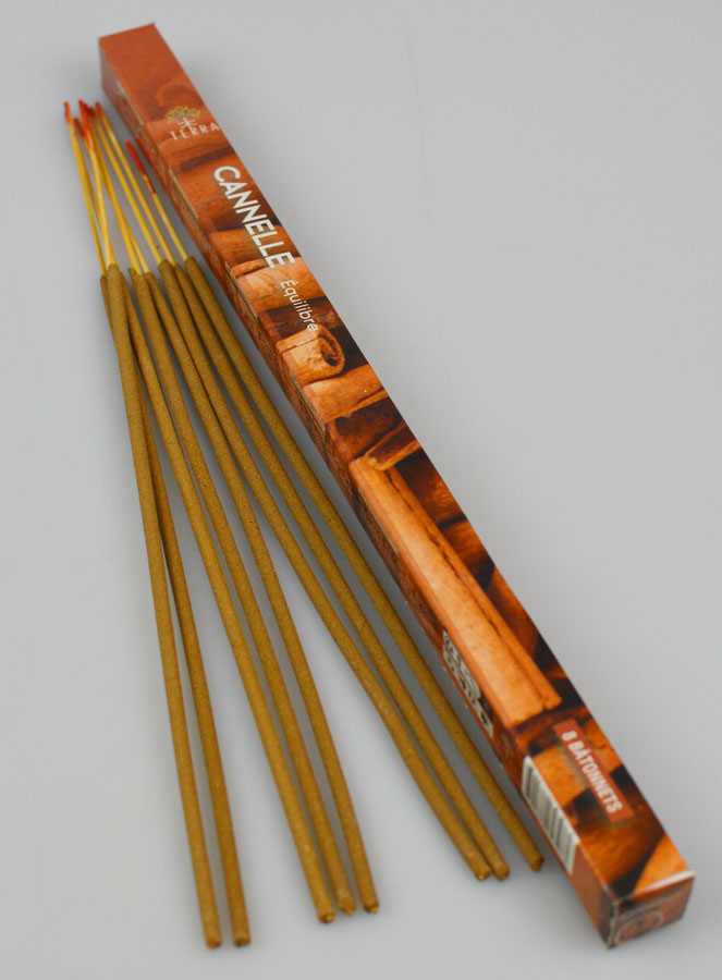 Encens en Bâtonnets Cannelle 12g - Sans Charbon (pic 2)