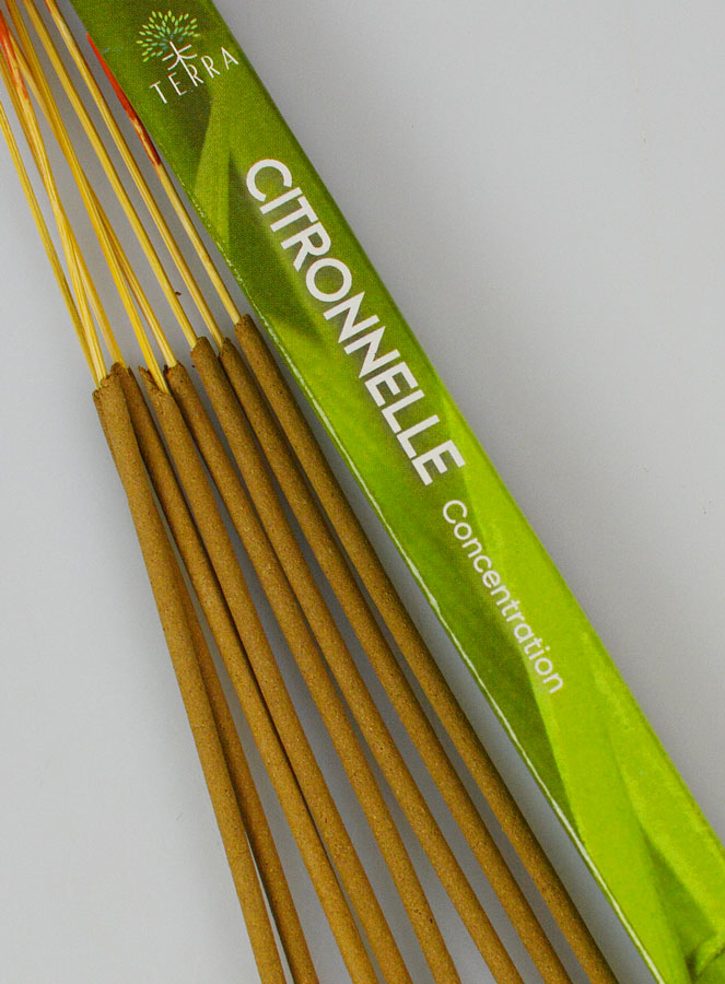 Encens en Bâtonnets Citronnelle 12g - Sans Charbon (pic 3)