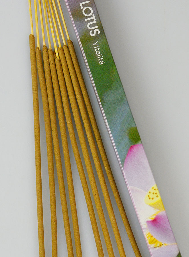 Encens en Bâtonnets Lotus 12g - Sans Charbon (pic 3)