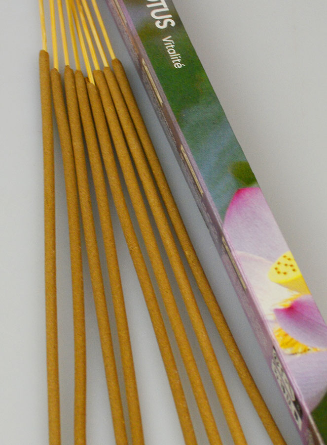 Encens en Bâtonnets Lotus 12g - Sans Charbon (pic 4)