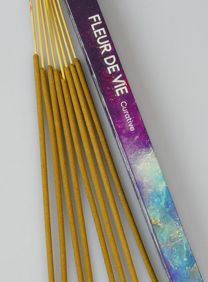 Encens en Bâtonnets Fleur de Vie 12g - Sans Charbon (pic 3)