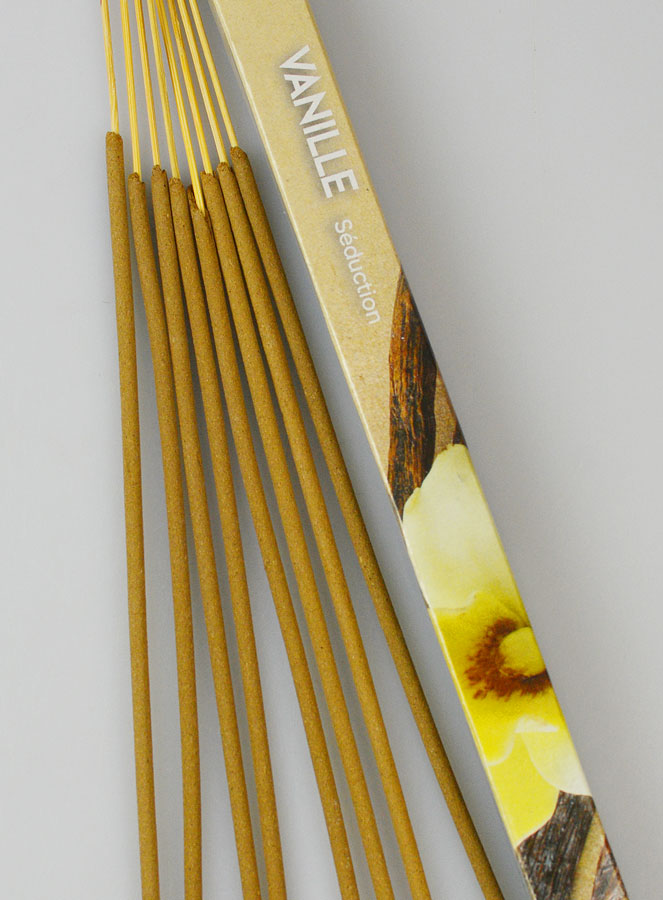 Encens en Bâtonnets Vanille 12g - Sans Charbon (pic 3)