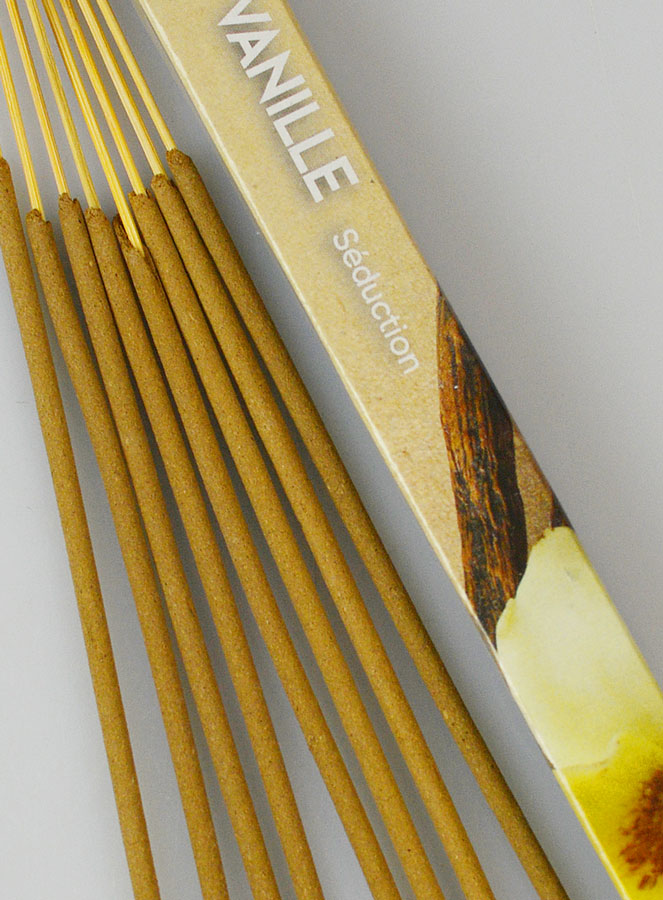 Encens en Bâtonnets Vanille 12g - Sans Charbon (pic 4)