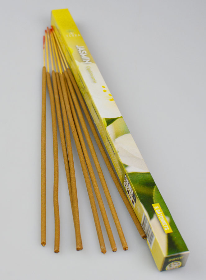 Encens en Bâtonnets Jasmin 12g - Sans Charbon (pic 2)