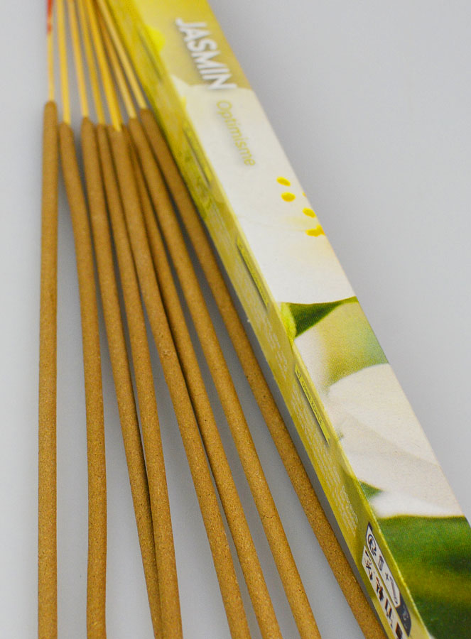 Encens en Bâtonnets Jasmin 12g - Sans Charbon (pic 4)