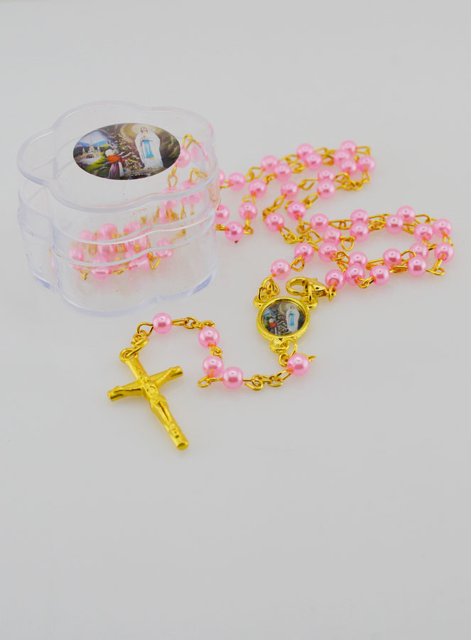 Chapelet de Lourdes Perles Nacre (pic 2)