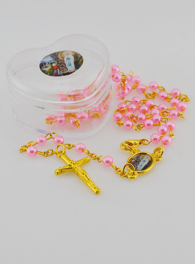 Chapelet de Lourdes Perles Nacre (pic 4)