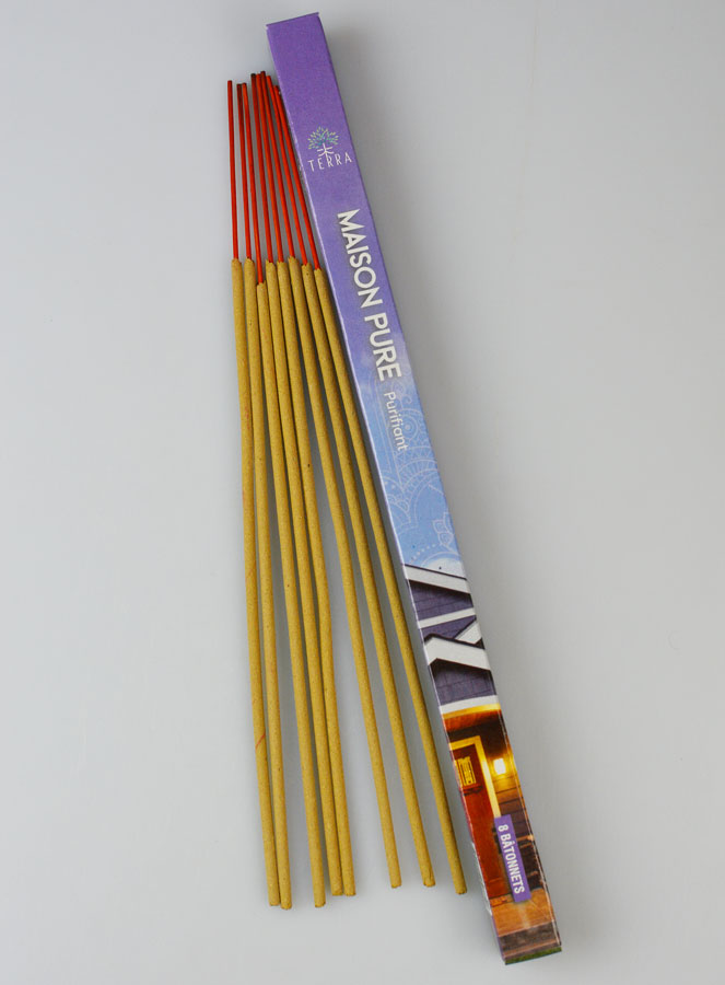 Encens en Bâtonnets Purification Maison 12g - Sans Charbon (pic 1)