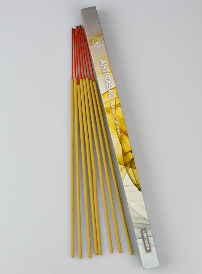 Encens en Bâtonnets Anti Tabac 12g - Sans Charbon (pic 1)