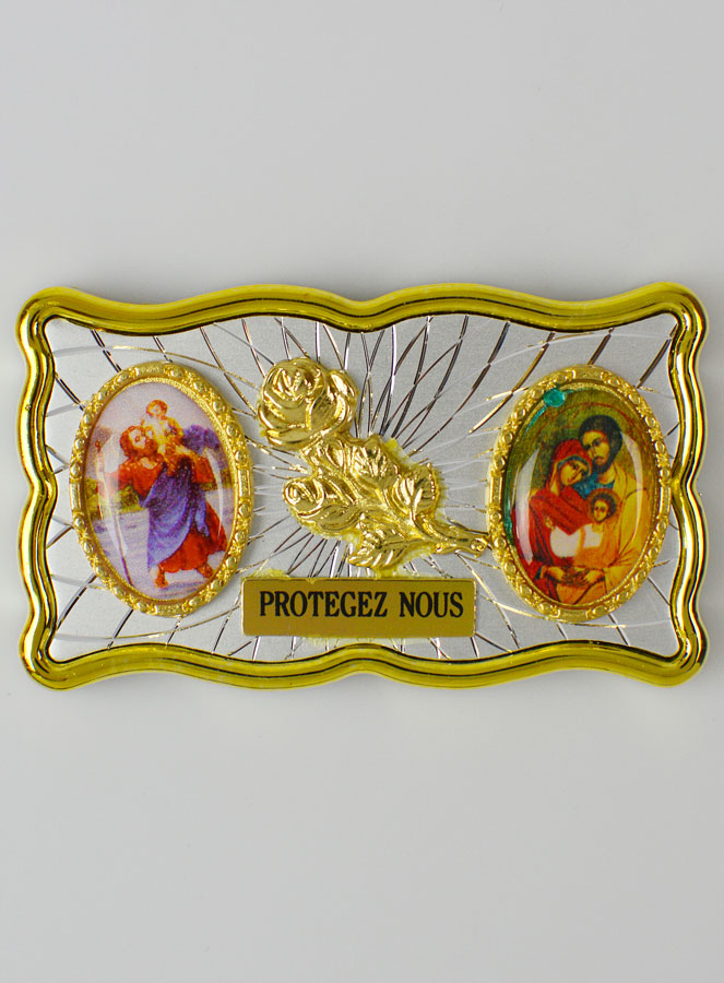 Plaque Auto Magnet St Christophe & Ste Famille (pic 1)